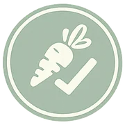 Icon: Karotte mit Häkchen
