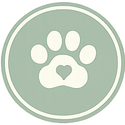 Icon: Pfotenabdruck mit Herz