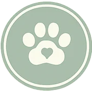 Icon: Pfotenabdruck mit Herz